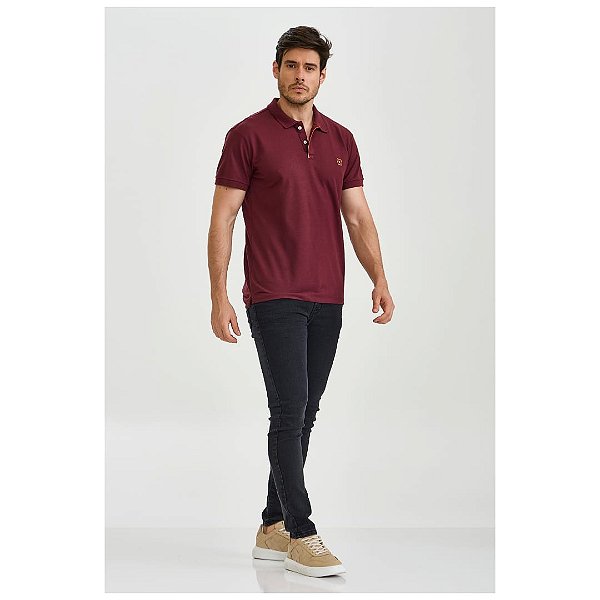 CAMISETA POLO TXC 6875 BORDO