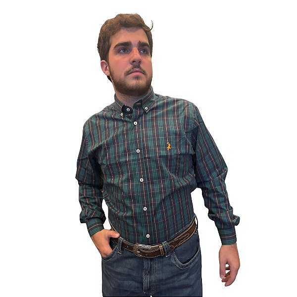 CAMISA M/L AUSTIN WESTERN 02 VERDE