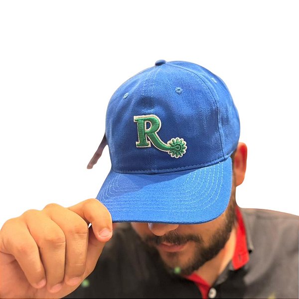 BONE WEST BARN AZUL LOGO VERDE/BCO