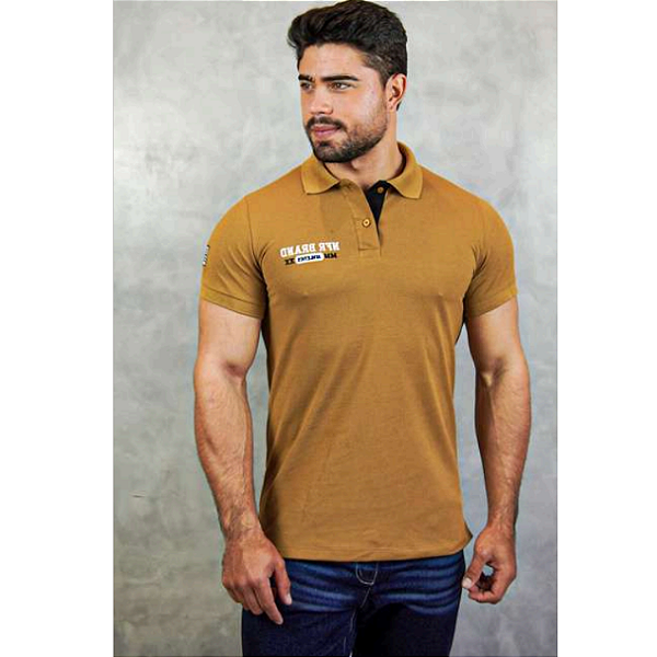 CAMISETA POLO NFR CMP755 BEGE