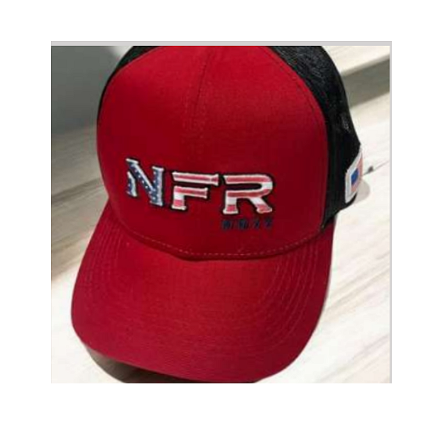 BONE NFR 553 PRETO/VERMELHO