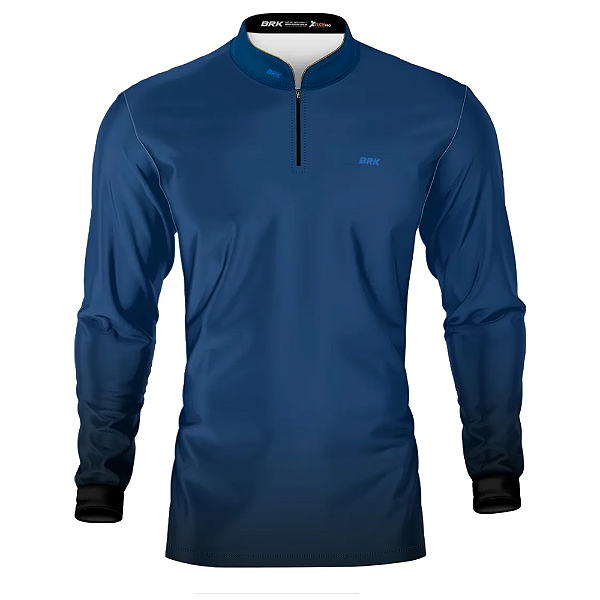 CAMISETA UV BRK C01044 BASIC AZUL NAVAL