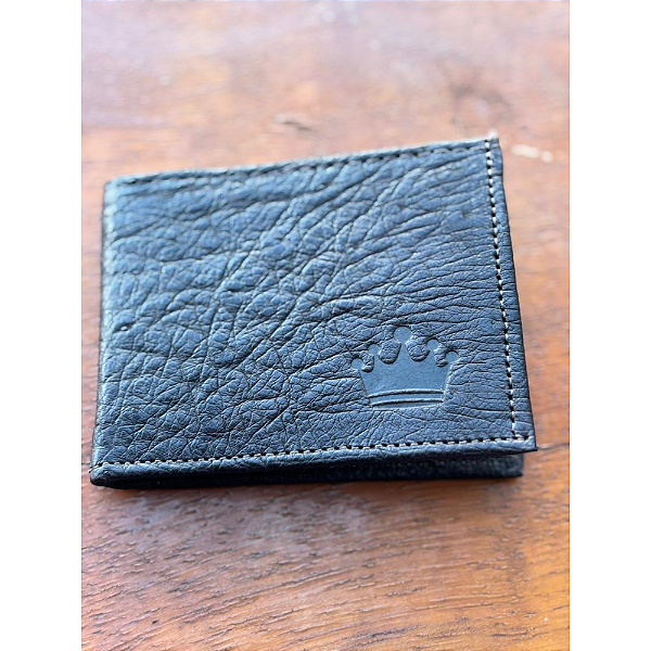 CARTEIRA COURO AVZ PRETO SEM PINTA