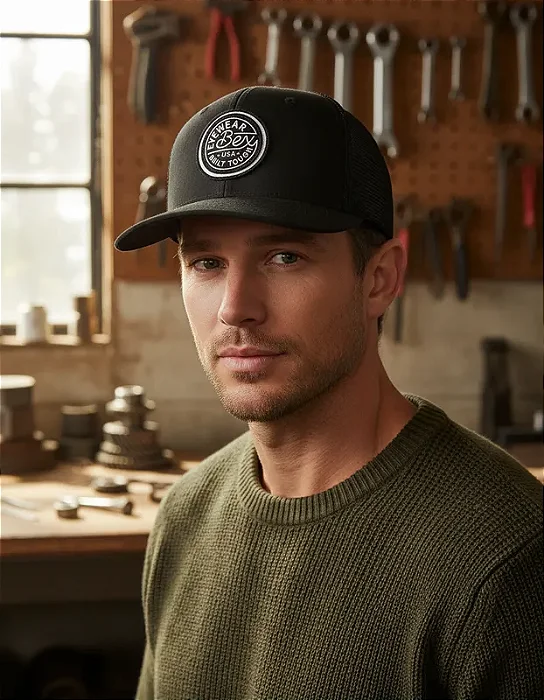 BONÉ BEX PRETO LOG EYEWEAR