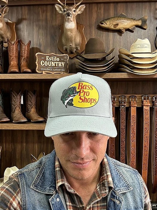 BONE IMP. BASS PRO SHOPS VERDE AGUA TELA VERDE