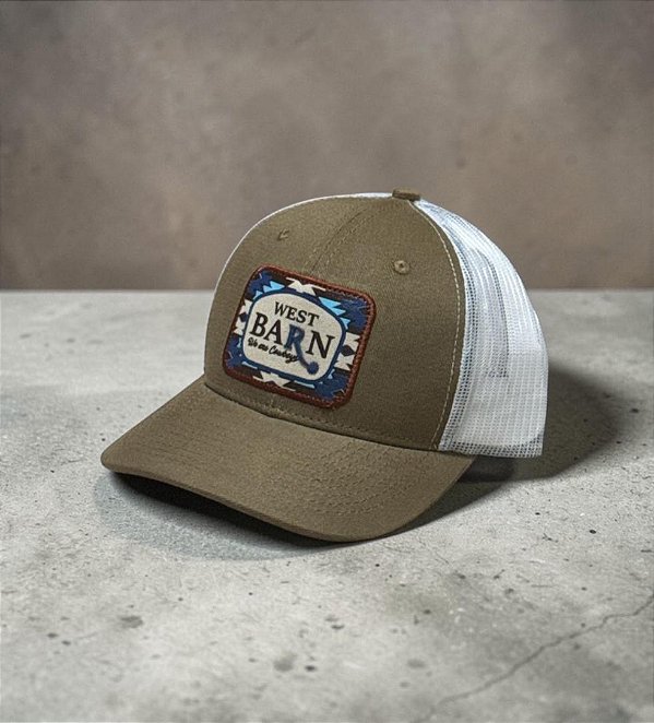 BONE WEST BARN MARROM TELA BRANCO