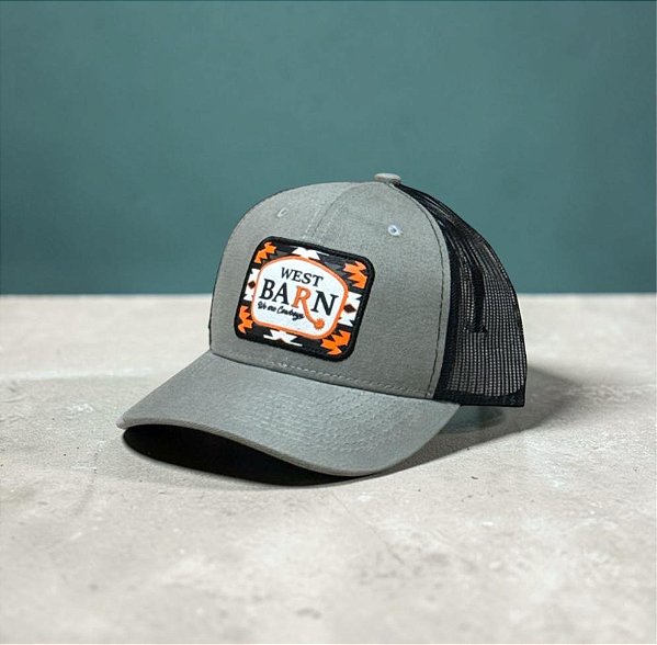 BONE WEST BARN CINZA TELA PRETO