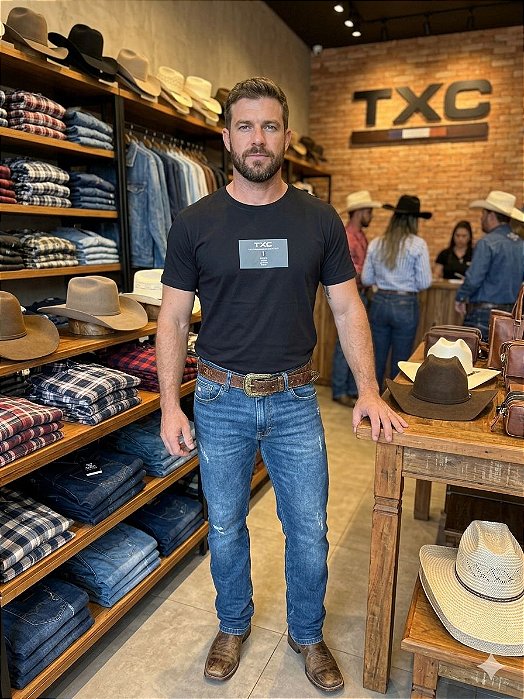 CAMISETA TXC 192928 PRETO