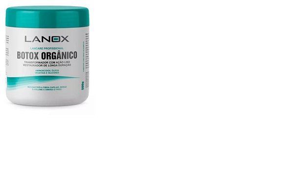 Botox Orgânico 500g Lanox Antifrizz Nutrição Hidratação