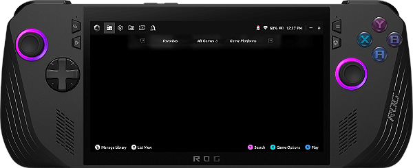 CONSOLE ASUS ROG ALLY X RC72LA 7'FHD/120HZ/1TB W11 RY.XTREM.BLACK 8430