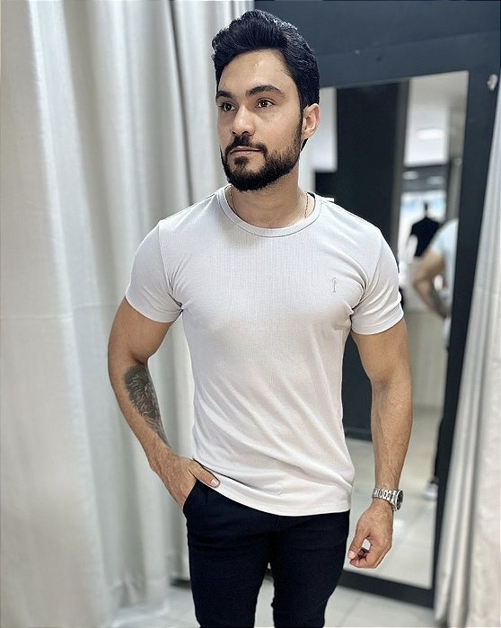 Camiseta Canelada [Cinza]