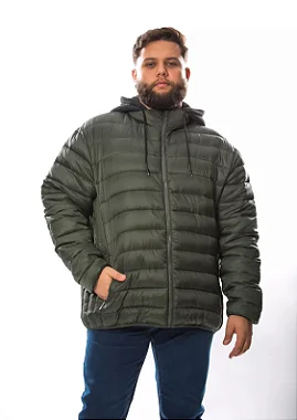Jaqueta Bobojaco Plus size [Verde Militar]