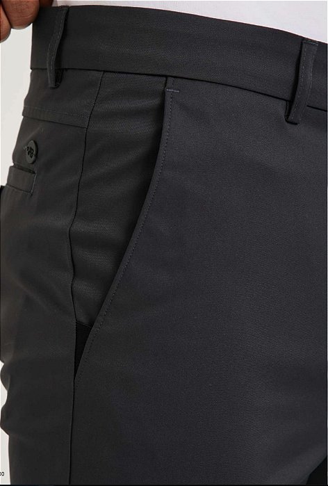 Calça alfaiataria techno flex [Cinza-blue]
