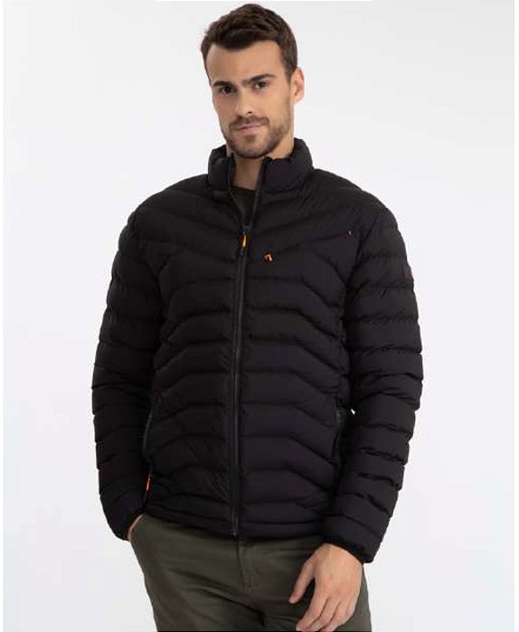 Jaqueta puffer premium preta