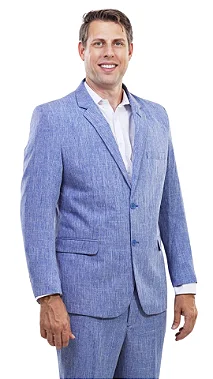 Costume Microfibra Melange Azul Jeans ou Indy Blue - Eleve seu Estilo em Qualquer Lugar: A Escolha Perfeita
