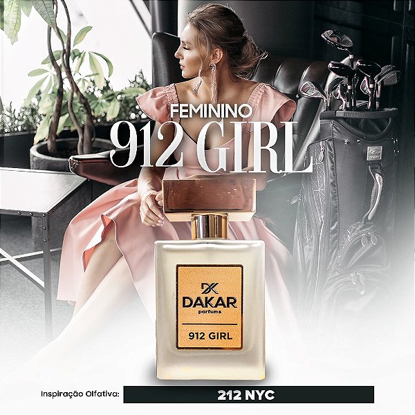 912 Girl - Inspiração Olfativa 212 Nyc Carolina Herrera - 50ml