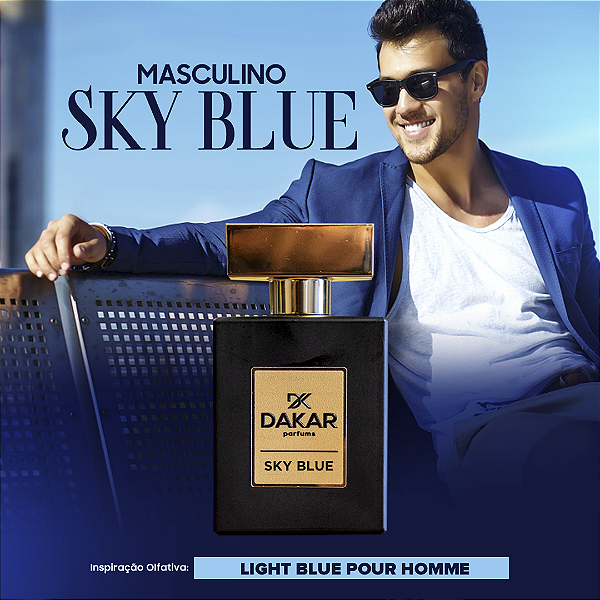 SKY BLUE - Inspiração Olfativa Light Blue Pour Homme - 50ml