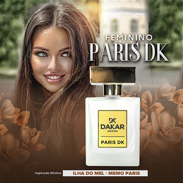 Paris Dk - Inspiração Olfativa Ilha do Mel Memo Paris - 50ml