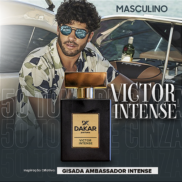 Victor Intense - Inspiração Olfativa Ambassador Intense Gisada - 50ml