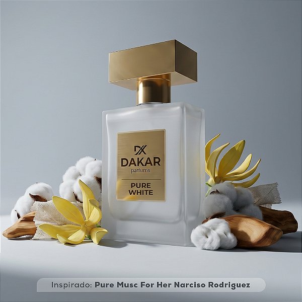 Pure White - Inspiração Olfativa Pure Musc For Her Narciso Rodriguez - 50ml