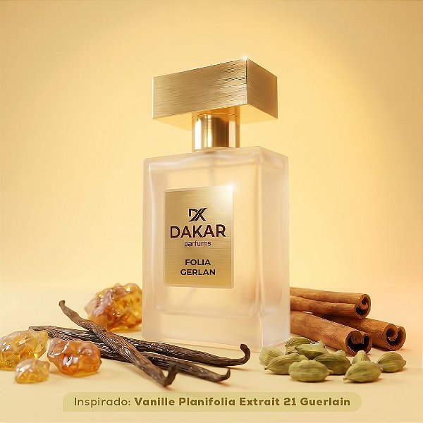 Folia Gerlan - Inspiração Olfativa Vanille Planifolia Extrait 21 Guerlain - 50ml