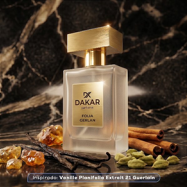 Folia Gerlan - Inspiração Olfativa Vanille Planifolia Extrait 21 Guerlain - 50ml