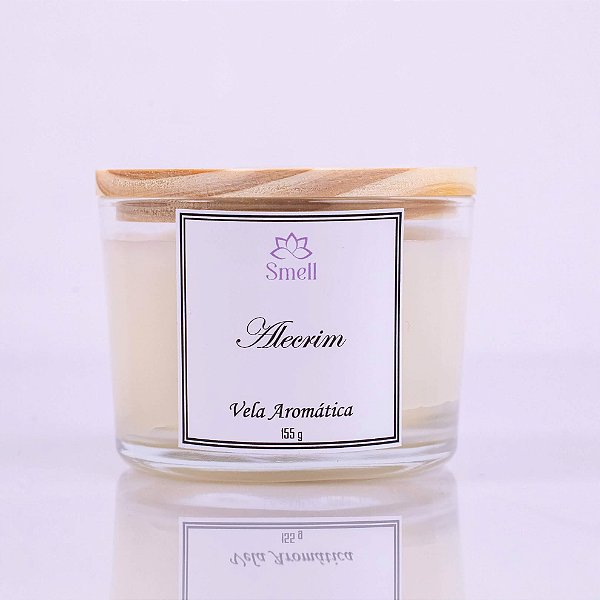Vela Aromática Alecrim - 100% Cera Vegetal - 100g
