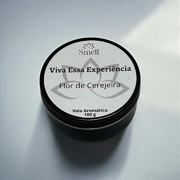 Vela Flor de Cerejeira - Viva Essa Experiência - 90g
