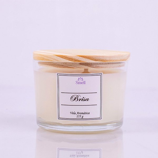 Vela Aromática Brisa - 100% Cera Vegetal - 100g