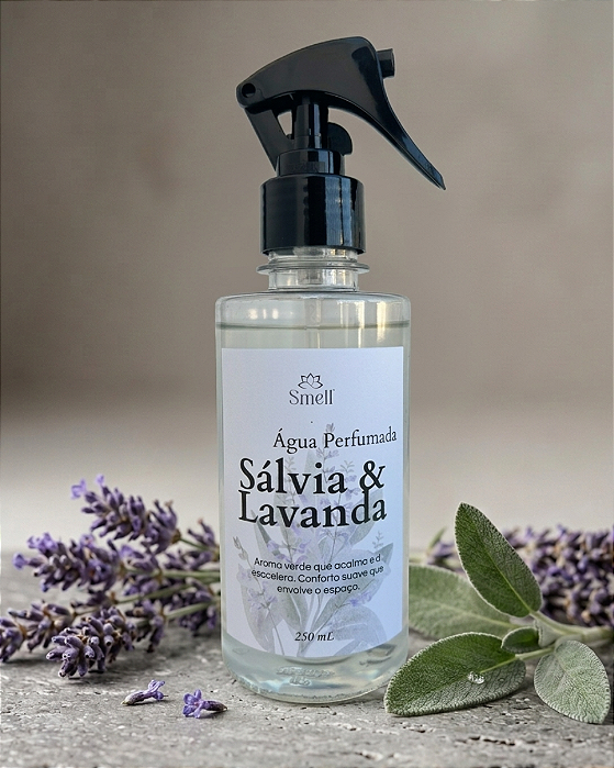 Água Perfumada Sálvia e Lavanda - 250ml