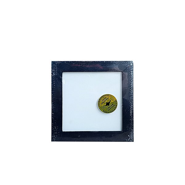 Moldura De Madeira Rústica Preta 15,5x15,5 Com Papel Sublimático Aladim Brindes (01 Unidade)