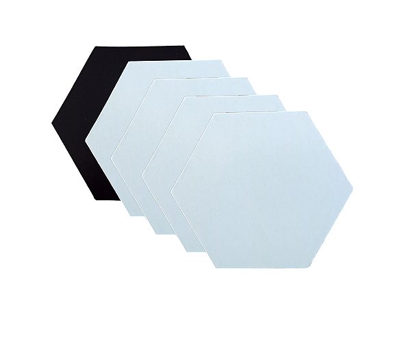 Placa De Imã De Geladeira Hexagonal 9x9 Aladim Brindes (Kit Com 05 Unidades)