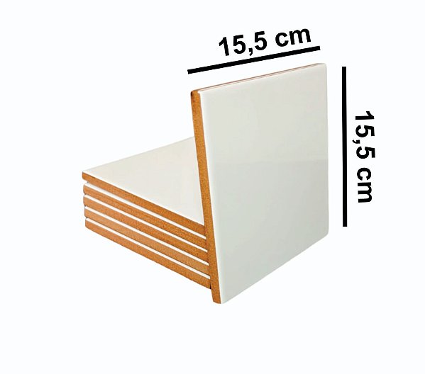 Kit Azulejo Resinado 15,5x15,5 *FOSCO* Aladim Brindes (05 Unidades)