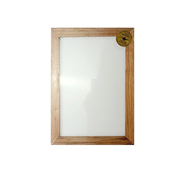 (A) Moldura De Madeira Rústica Natural 20x30 Com Papel Sublimático Aladim Brindes (01 Unidade)