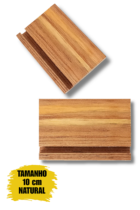 Kit Suporte De Madeira Natural 10cm Aladim Brindes (05 Unidades)