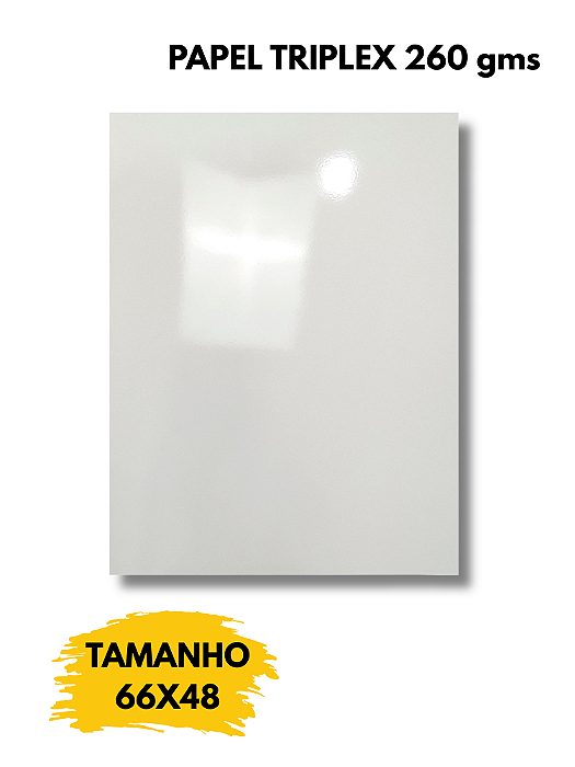 (B) Kit Papel Sublimável Triplex 66x48 260 gms Aladim Brindes (20 unidades)