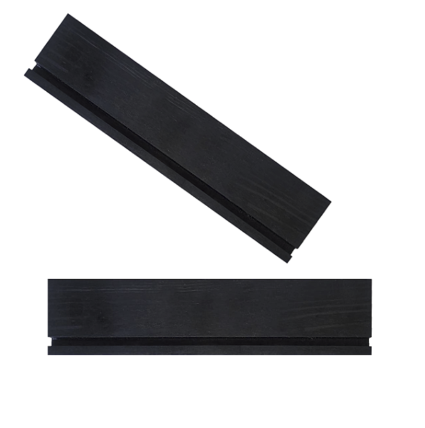 Kit Suporte De Madeira Preto 30cm Aladim Brindes (05 Unidades)