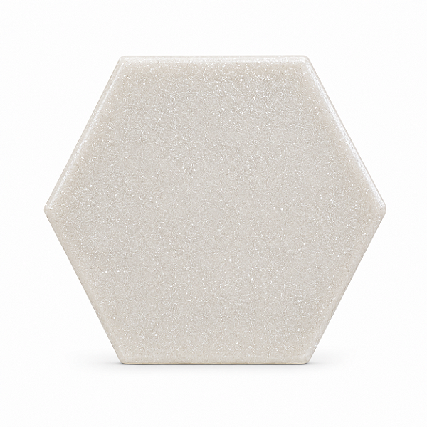Kit Azulejo Resinado Mini Hexagonal PÉROLA 4,7X5,5 Aladim Brindes (05 Unidades)