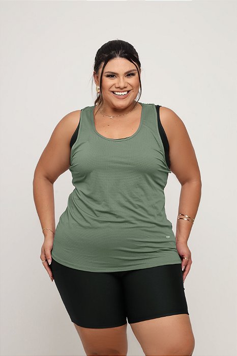 Regata Fitness Plus Size Feminina