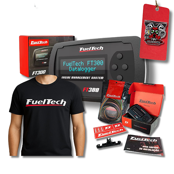 KIT FT300 COM CHICOTE - FUELTECH