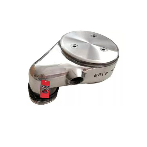 MUFLA CARBURADOR 2E/3E 90° CROMADA - BEEP TURBO