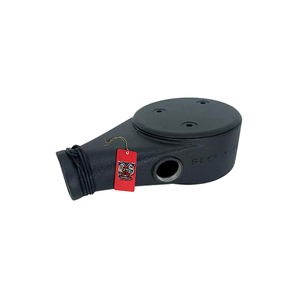 MUFLA CARBURADOR 2E3E RETA MUFLA PRETA - BEEP TURBO