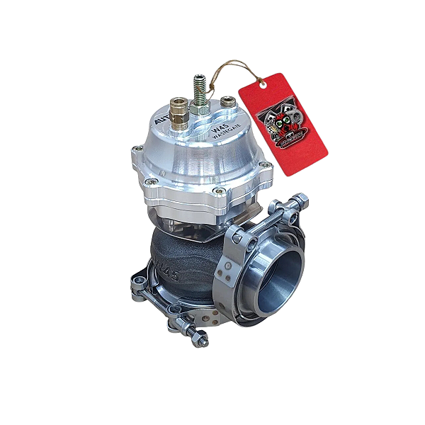 VALVULA ALIVIO W45 AÇO PRATA - AUTO BOOST
