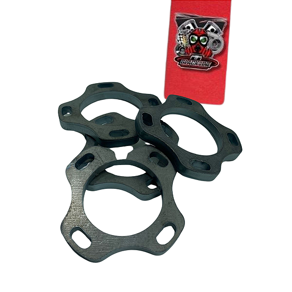 FLANGE DE SAIDA DO ESCAPE TURBINA ( PEQUENO ) AÇO - VT