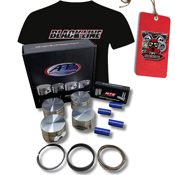 KIT PISTAO AFP 800CV + PINOS MTR + ANEIS AP 1.9 84,00MM TOPO RETO