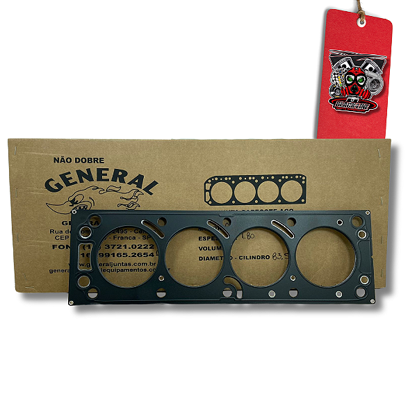 JUNTA DE CABEÇOTE CHEVETTE OHC DE AÇO 83,5MM X 1,8MM - GENERAL JUNTAS