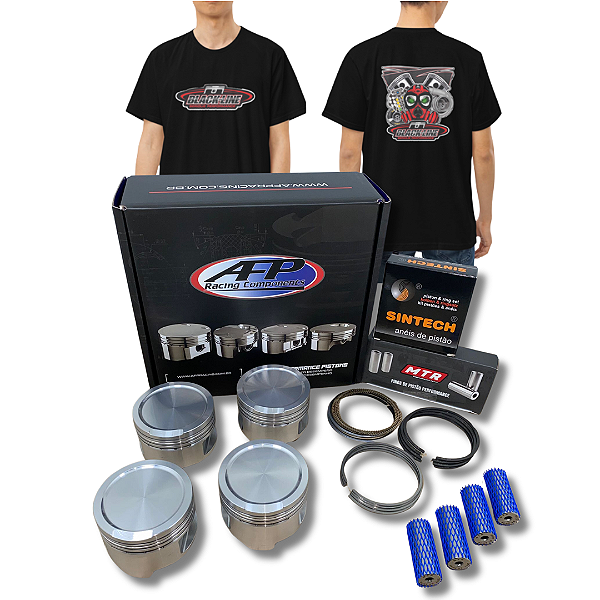 KIT PISTAO GOLF 20V 2.0 83MM TURBO + PINOS MTR + ANEIS