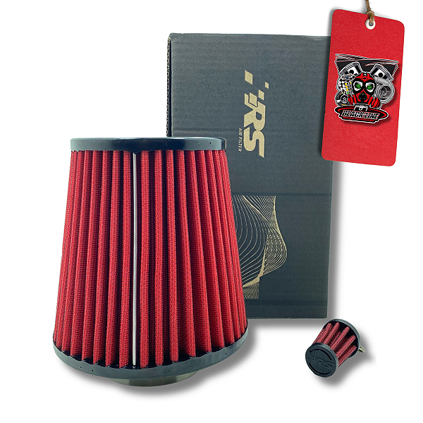 FILTRO DE AR UNIVERSAL DUPLO FLUXO 3' POL RSD75120 - RS FILTER
