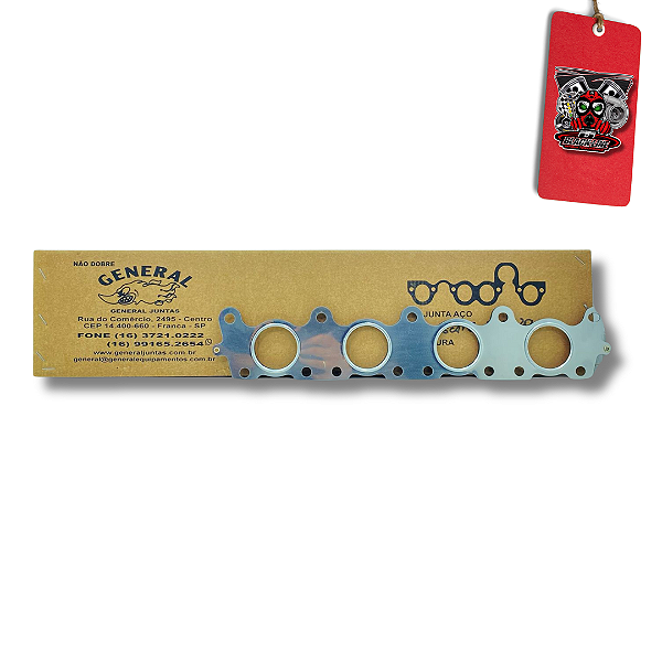 JUNTA DE ESCAPE MOTOR VW / AUDI 20V DE INOX 3 CHAPA - GENERAL JUNTAS