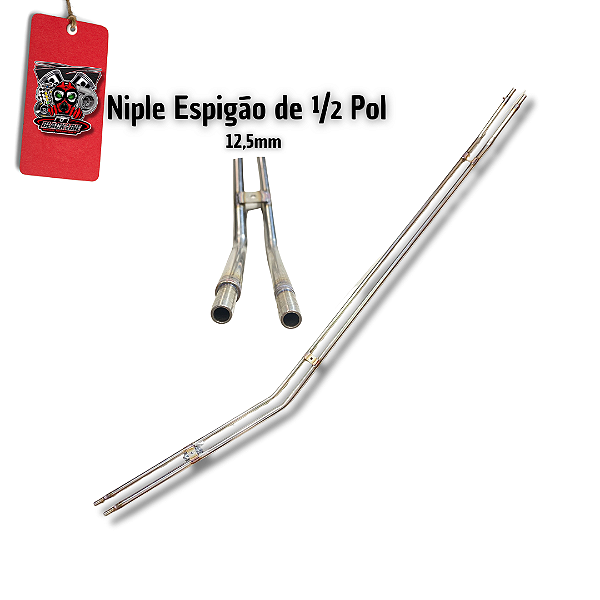 LINHA DE COMBUSTIVEL INOX VW LADO ESQ ESPIGÃO 1/2 - POKE